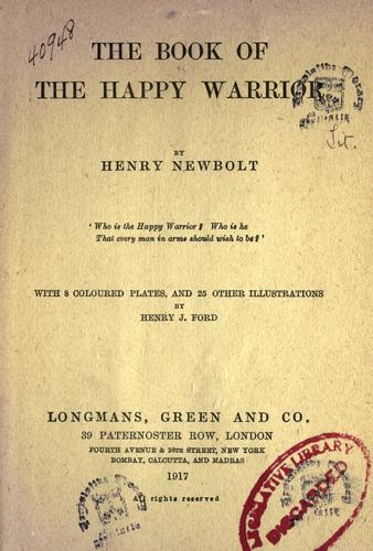 The book of the happy warrior