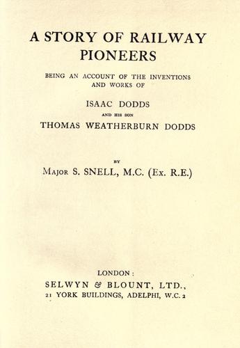A story of railway pioneers