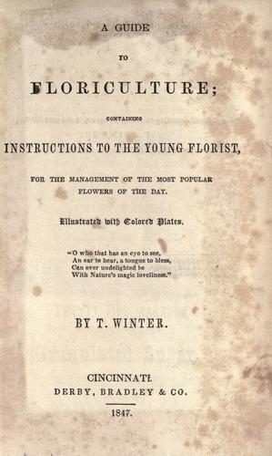 A guide to floriculture