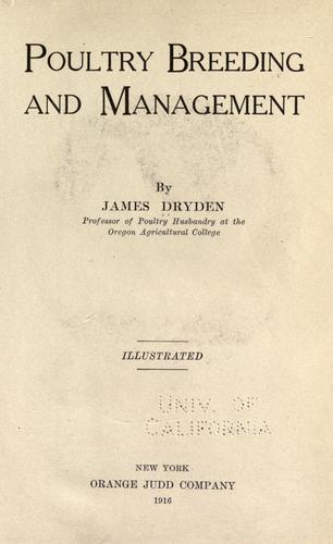 Poultry breeding and management
