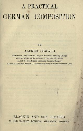 A practical German composition