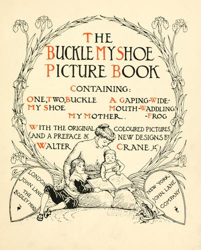 The buckle my shoe picture book