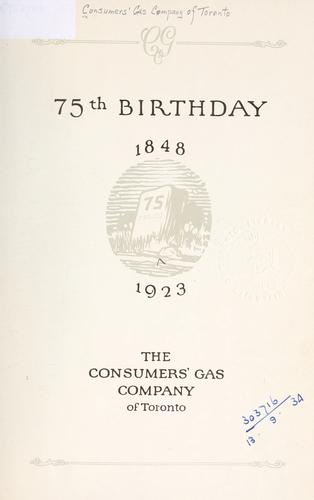 75th Birthday, 1848-1923