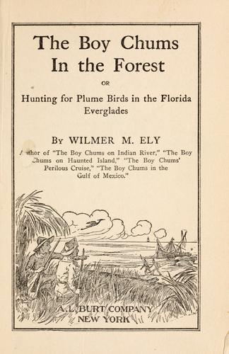 The boy chums in the forest, or Hunting for plume birds in the Florida Everglades