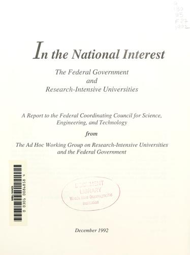 In the national interest