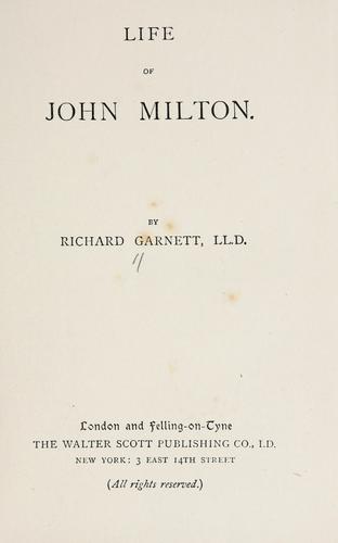 Life of John Milton