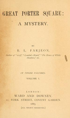 Great Porter square: a mystery
