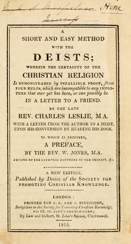 A short and easy method with the deists
