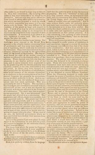 Slavery in the territories