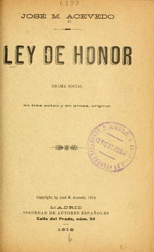 Ley de honor