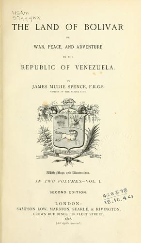 The land of Bolivar