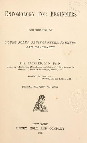 Entomology for beginners