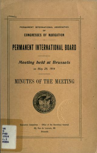 Minutes of the meeting