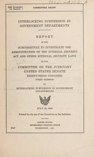 Interlocking subversion in Government Departments