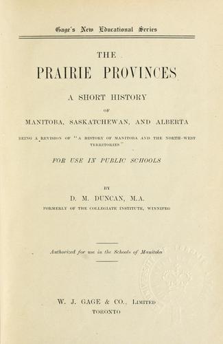 The prairie provinces