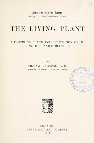 The living plant