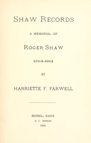 Shaw records