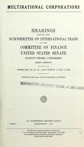 Multinational corporations