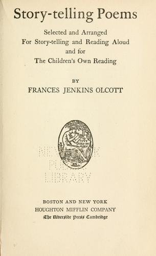 Story-telling poems