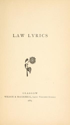 Law lyrics