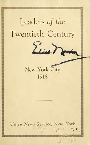 Leaders of the twentieth century