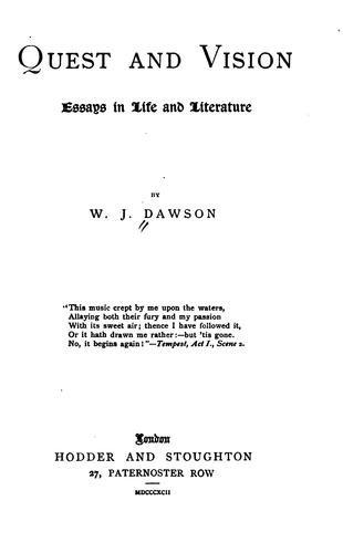 Quest and vision