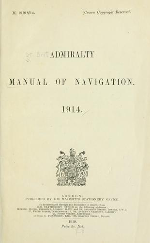 Manual of navigation, 1914