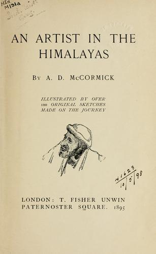 An artist in the Himalayas