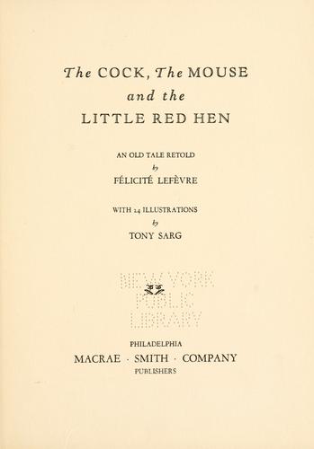 The cock, the mouse and the little red hen