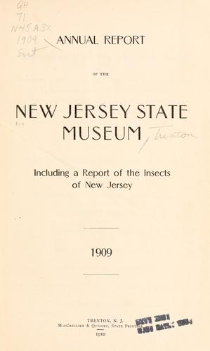 Annual report of the New Jersey State Museum