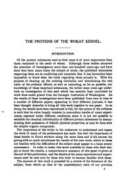 The proteins of the wheat kernel