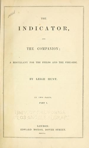The Indicator, and the Companion