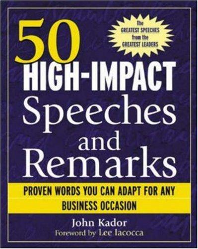 50 high-impact speeches and remarks