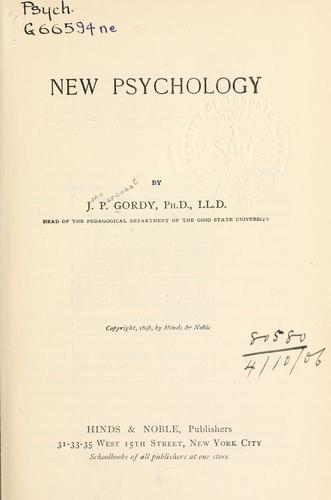 New psychology