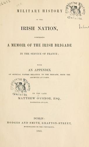 Military history of the Irish nation