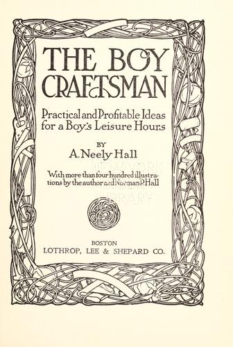 The boy craftsman