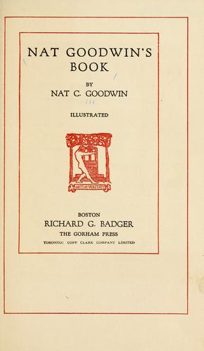 Nat Goodwin's book