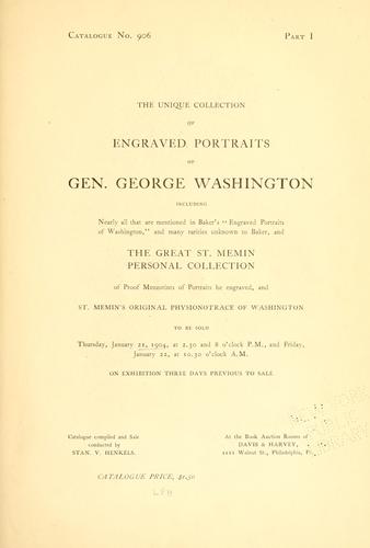 The Hampton L. Carson Collection of engraved portraits of Gen. George Washington