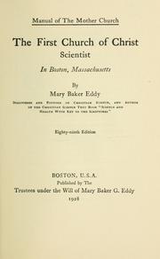 The First Church of Christ Scientist in Boston, Massachusetts