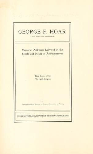 George F. Hoar