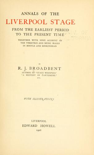 Annals of the Liverpool stage