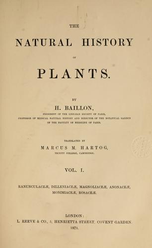 The natural history of plants