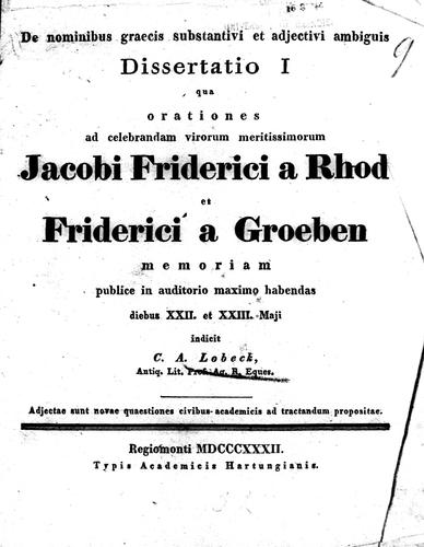 De nominibus Graecis substantivi et adjectivi ambiguis