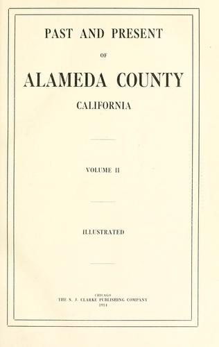 Past and present of Alameda County, California