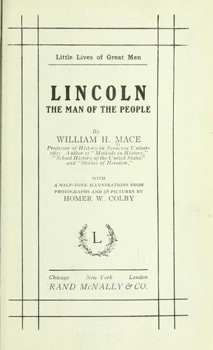 ...Lincoln, the man of the people