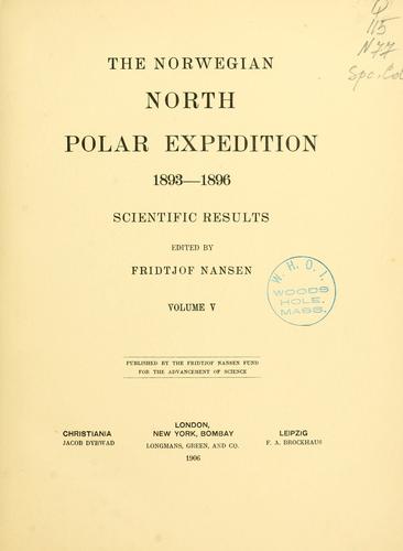 The Norwegian North polar expedition, 1893-1896