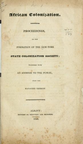 African colonization