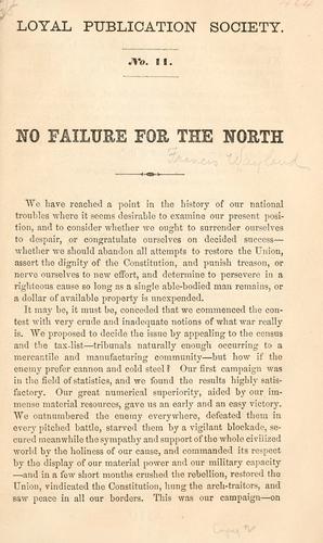 No failure for the North