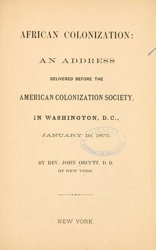African colonization
