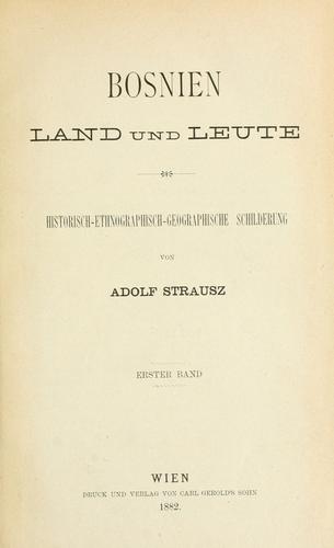 Bosnien, Land und Leute